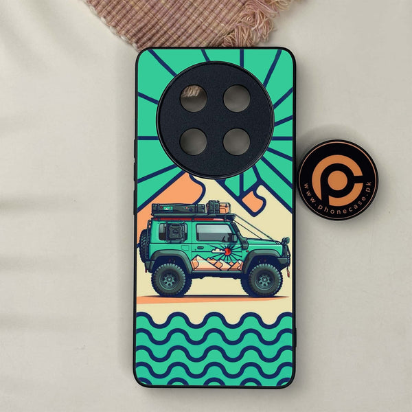 Honor X9c 5G - Suzuki Jimny Design - Premium Metal Printed soft Bumper shock Proof Case
