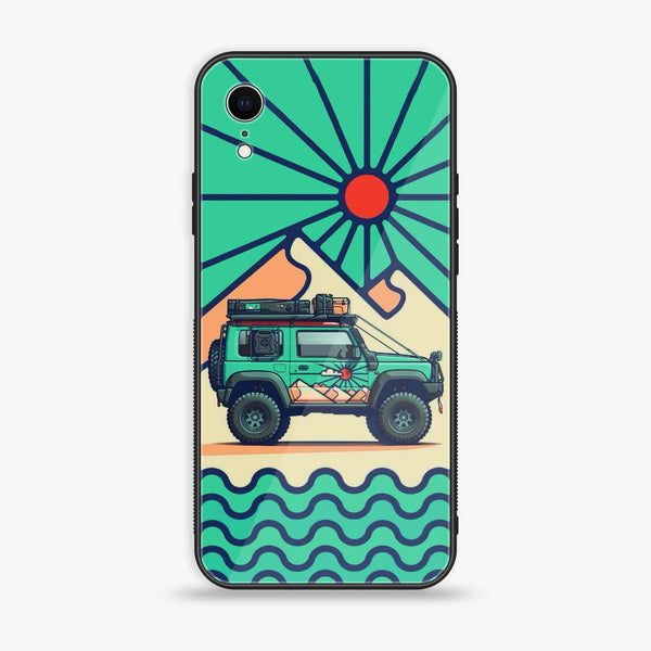 iPhone XR - Suzuki Jimny Design - Premium Printed Glass soft Bumper Shock Proof Case