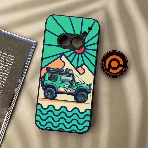 Nothing Phone (2a) - Suzuki Jimny Design - Premium Metal Printed soft Bumper Shock Proof Case