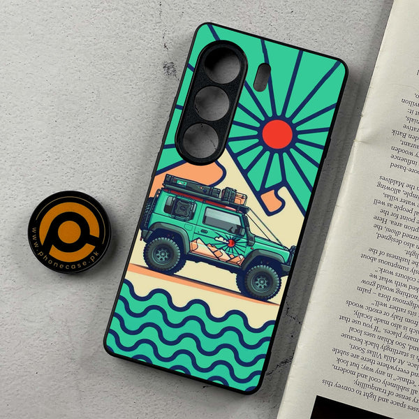 Tecno Camon 40 - Suzuki Jimny Design - Premium Metal Printed Soft Bumper Shockproof Case