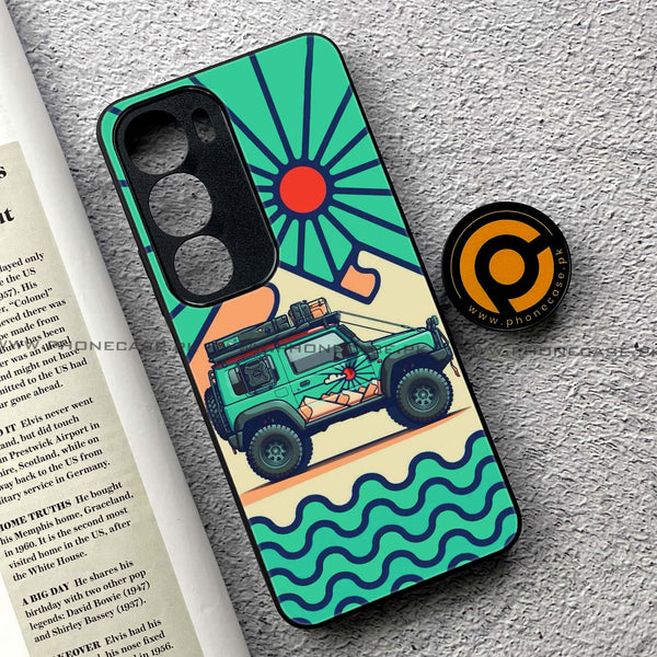 Vivo Y19s Pro - Suzuki Jimny Design - Premium Metal Printed soft Bumper shock Proof Case