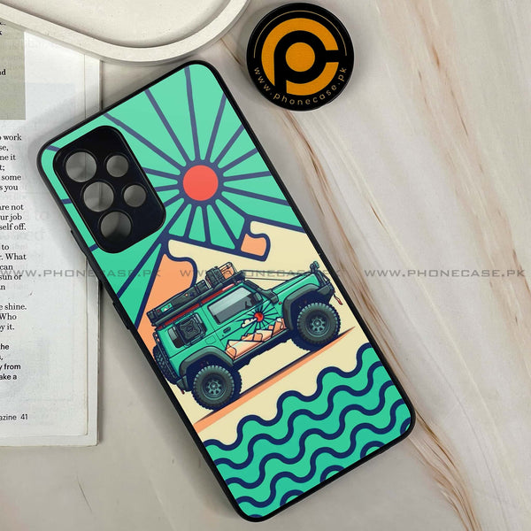 Samsung Galaxy A13 - Suzuki Jimny Design - Premium Printed Glass soft Bumper Shock Proof Case
