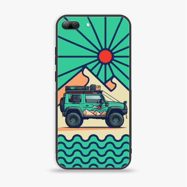 Huawei Honor 9 Lite - Suzuki Jimny Design - Premium Printed Glass soft Bumper Shock Proof Case