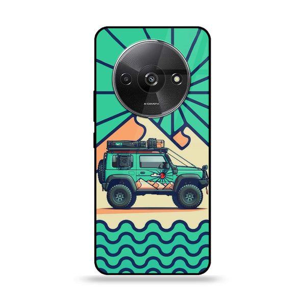 Xiaomi Redmi A3 - Suzuki Jimny Design -  Premium Printed Metal soft Bumper shock Proof Case