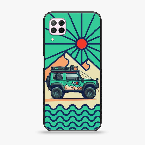 Huawei Nova 7i - Suzuki Jimny Design - Premium Printed Glass soft Bumper shock Proof Case