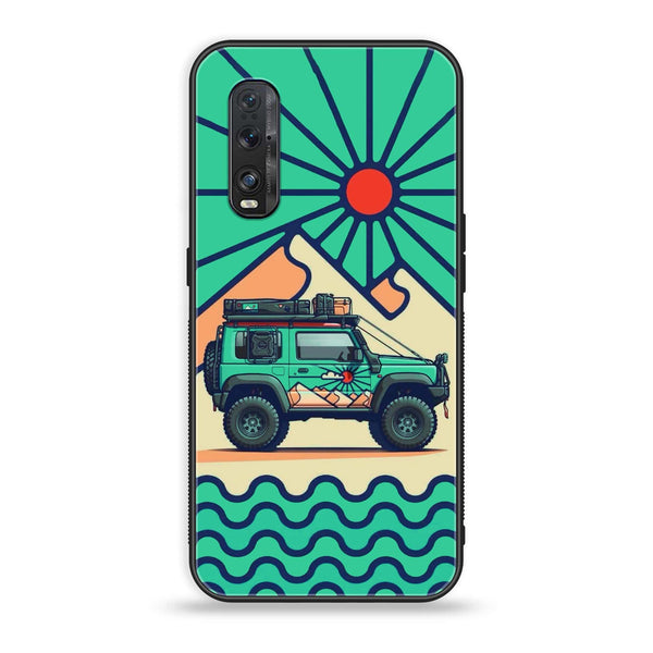 Oppo Find X2 - Suzuki Jimny Design -  Premium Printed Metal soft Bumper shock Proof Case