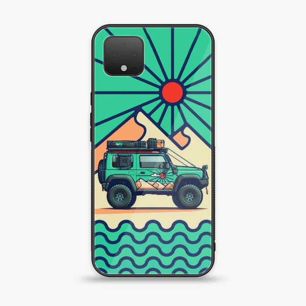 Google Pixel 4 - Suzuki Jimny Design - Premium Printed Glass soft Bumper Shock Proof Case CS-21594