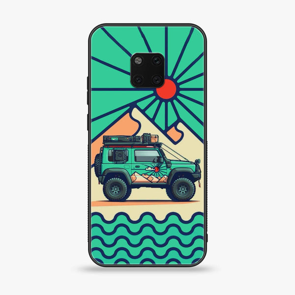 Huawei Mate 20 Pro - Suzuki Jimny Design - Premium Printed Glass soft Bumper Shock Proof Case