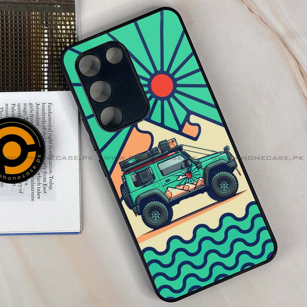 Vivo Y200e - Suzuki Jimny Design -  Premium Printed Metal soft Bumper shock Proof Case