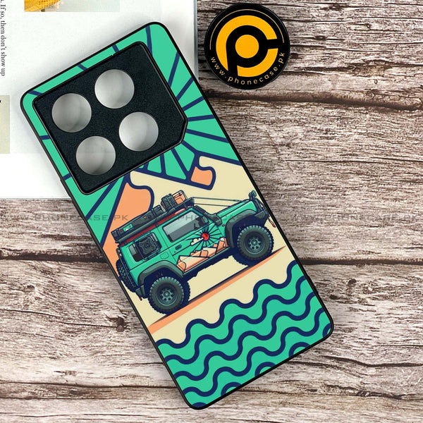 Infinix GT 20 Pro - Suzuki Jimny Design -  Premium Printed Metal soft Bumper shock Proof Case