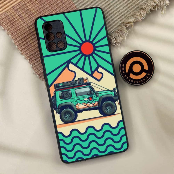 Samsung Galaxy A71 - Suzuki Jimny Design - Premium Metal Printed soft Bumper shock Proof Case