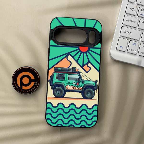 Google Pixel 10 Pro  - Suzuki Jimny Design - Premium Metal Printed soft Bumper Shock Proof Case