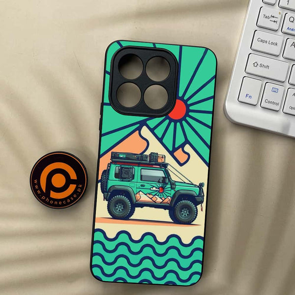 Honor X5b - Suzuki Jimny Design - Premium Metal Printed soft Bumper shock Proof Case