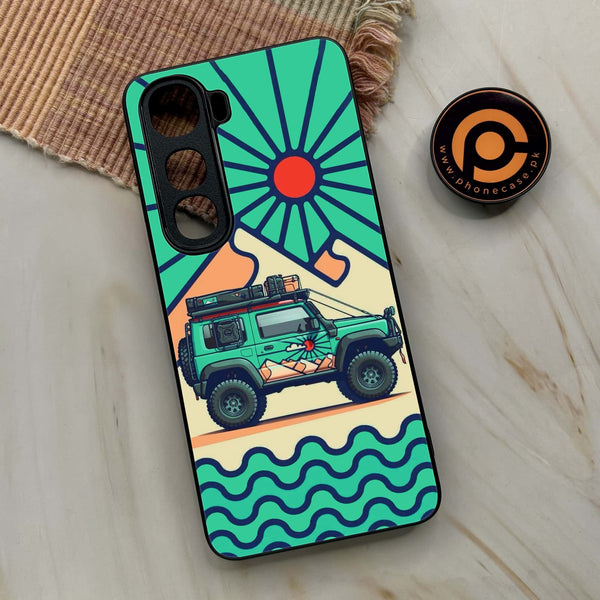 Vivo Y400 - Suzuki Jimny Design - Premium Metal Printed soft Bumper shock Proof Case