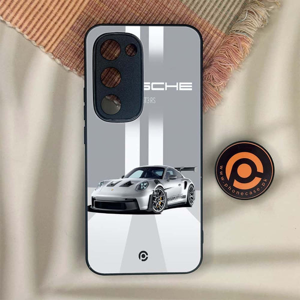 Tecno Spark 40 Pro Plus - Porsche GT3 RS Thrill - Premium Metal Printed soft Bumper shock Proof Case