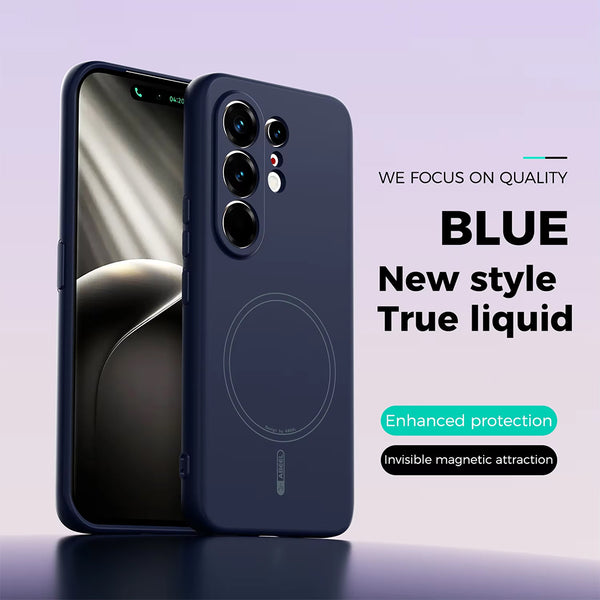 Tecno Camon 50 4G - Luxury Liquid Silicone NeoShell Magnetic Case Soft Touch Anti-Scratch Cover