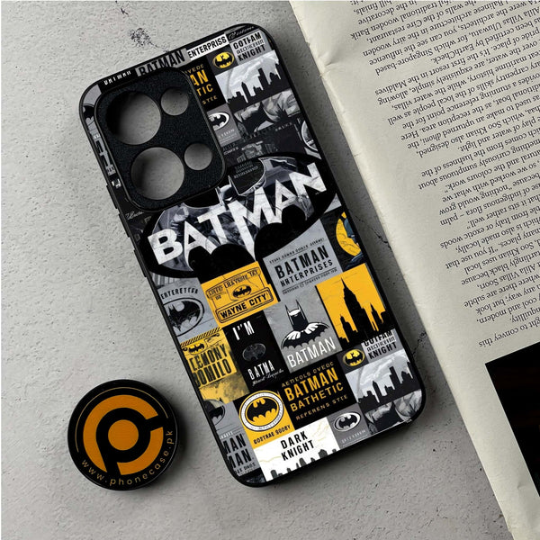 Oppo Reno 13 - The Gotham Collage - Premium Metal Printed Soft Bumper Shockproof Case