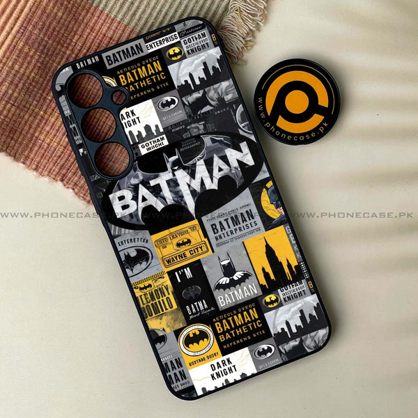 Samsung Galaxy A34 - The Gotham Collage - Premium Printed Glass soft Bumper Shock Proof Case