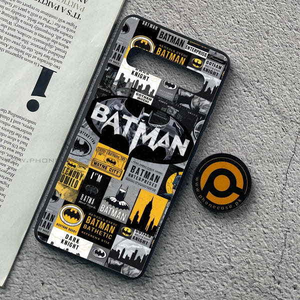Samsung Galaxy S10 5G - The Gotham Collage - Premium Printed Glass soft Bumper Shock Proof Case CS-48196