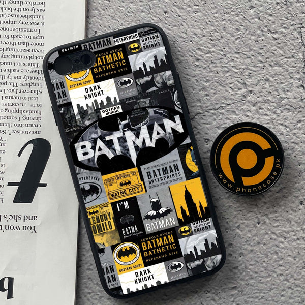 iPhone 7/8 - The Gotham Collage - Premium Metal  Printed soft Bumper shock Proof Case CS-46938