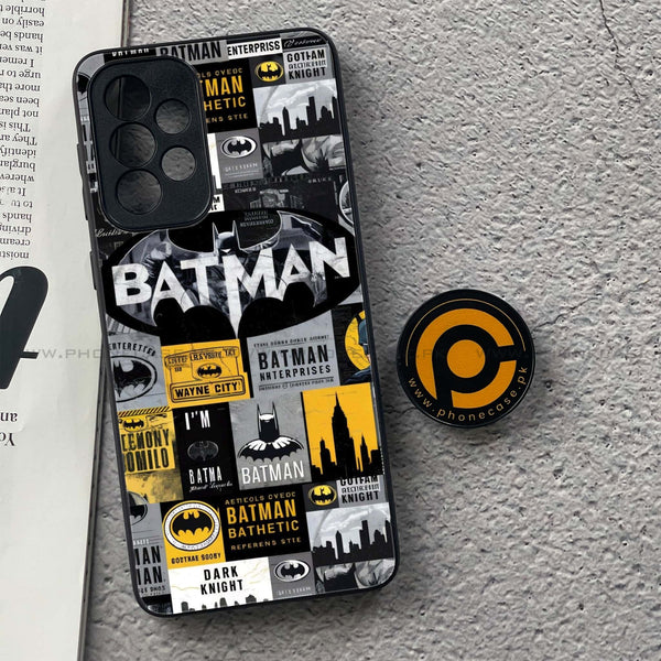 Samsung Galaxy A33 - The Gotham Collage - Premium Printed Glass soft Bumper Shock Proof Case CS-33632