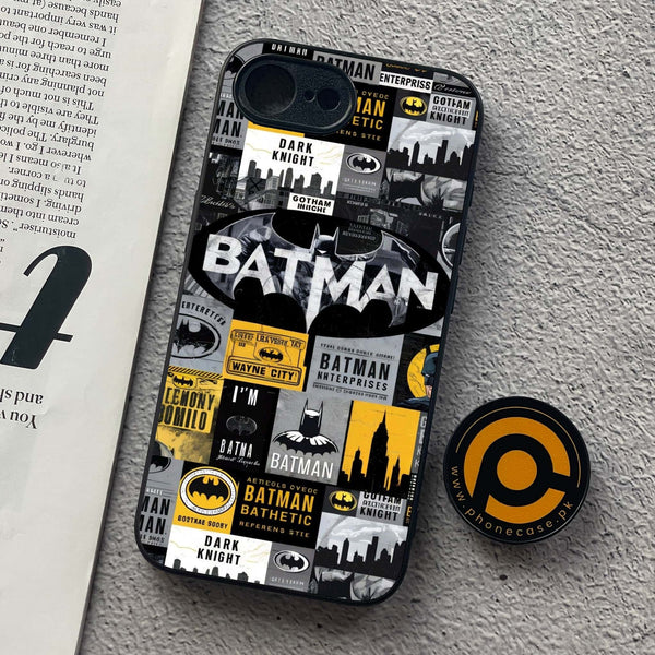 iPhone 16e - The Gotham Collage - Premium Metal  Printed soft Bumper shock Proof Case