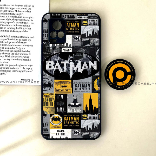 Vivo V20 - The Gotham Collage - Premium Printed Glass soft Bumper Shock Proof Case