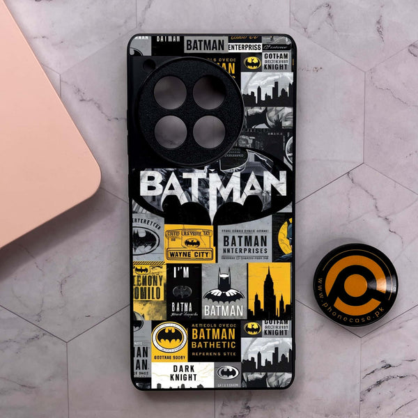 OnePlus 12R - The Gotham Collage - Premium Metal Printed soft Bumper shock Proof Case