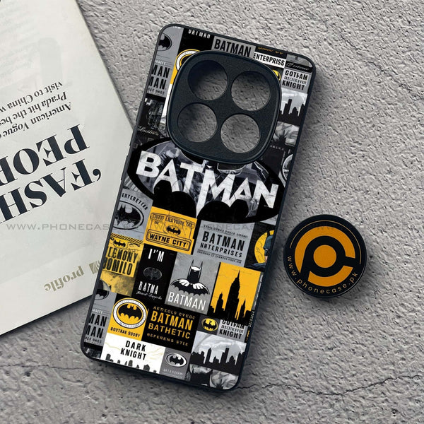 Redmi Note 14 Pro - The Gotham Collage - Premium Printed Glass soft Bumper Shock Proof Case