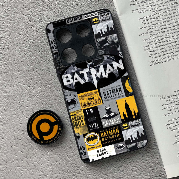 Infinix Note 30 Pro - The Gotham Collage - Premium Metal Printed soft Bumper shock Proof Case