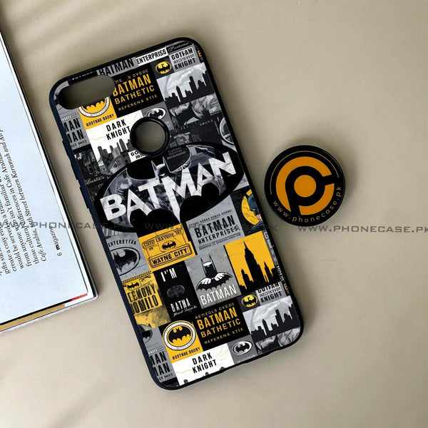 HUAWEI Y7 PRIME (2018) - The Gotham Collage - Premium Printed Glass soft Bumper Shock Proof Case