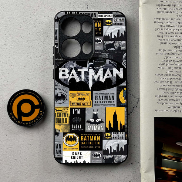 Oppo Reno 13 Pro - The Gotham Collage - Premium Metal Printed Soft Bumper Shockproof Case