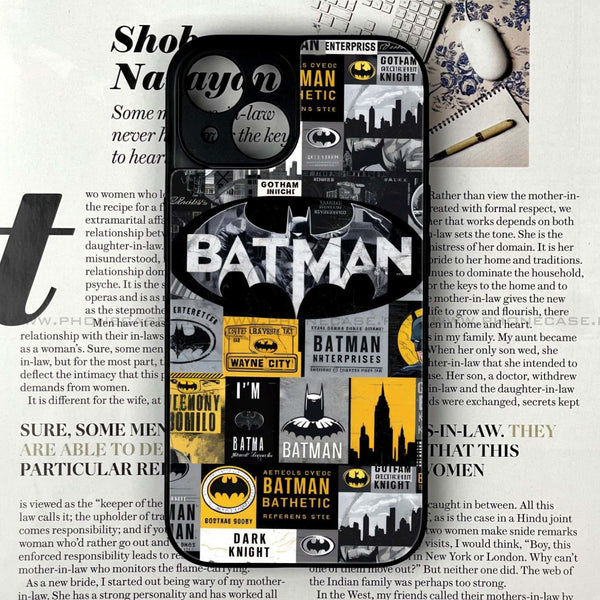 iPhone 13 Mini - The Gotham Collage - Premium Metal Printed soft Bumper shock Proof Case CS-45082