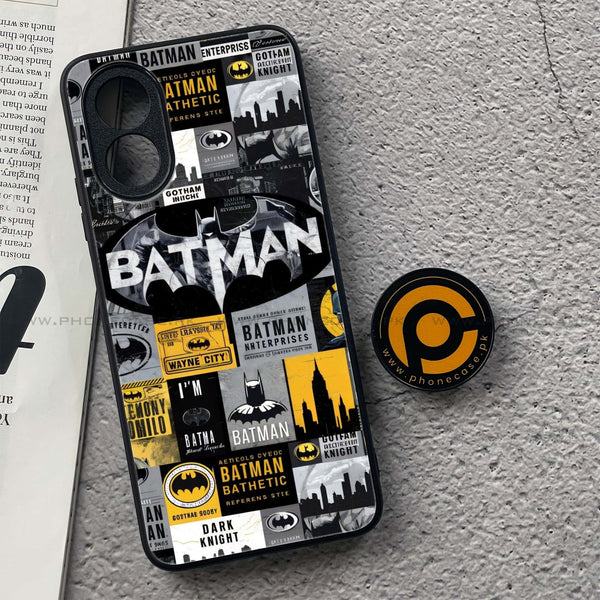 Oppo A38 4G - The Gotham Collage -  Premium Printed Metal soft Bumper shock Proof Case CS-45921