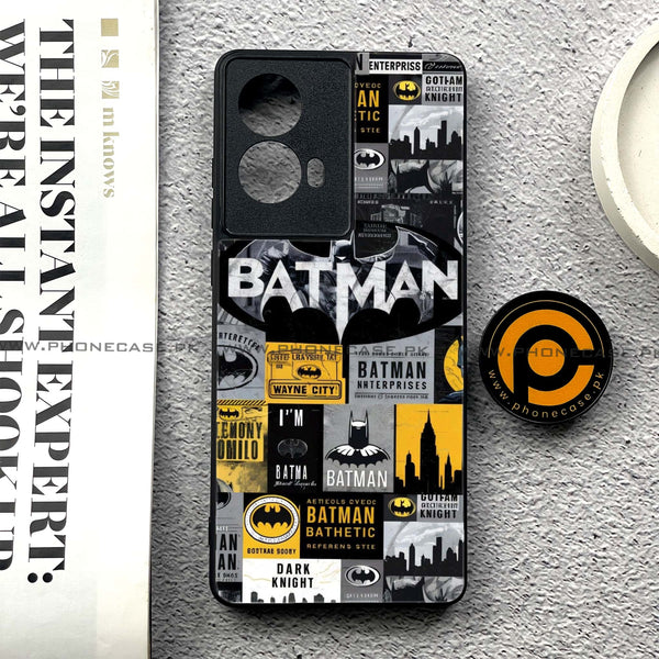 Moto G85 - The Gotham Collage - Premium Printed Glass soft Bumper shock Proof Case