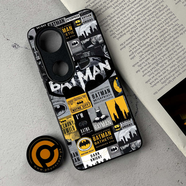 Vivo V50 - The Gotham Collage - Premium Metal Printed Soft Bumper Shockproof Case  CS-35595