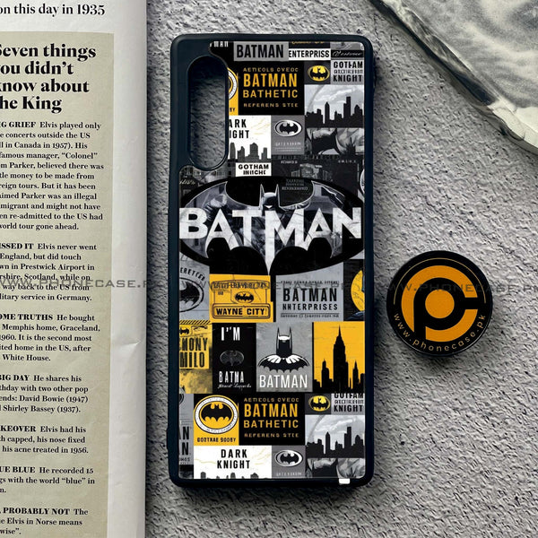 LG Velvet / LG G9 - The Gotham Collage - Premium Printed Metal soft Bumper shock Proof Case  CS-36654