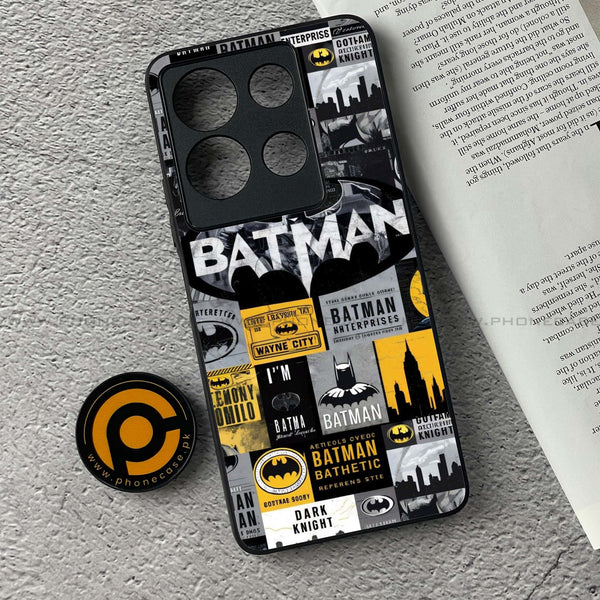 Infinix Note 30 - The Gotham Collage - Premium Printed Glass soft Bumper shock Proof Case
