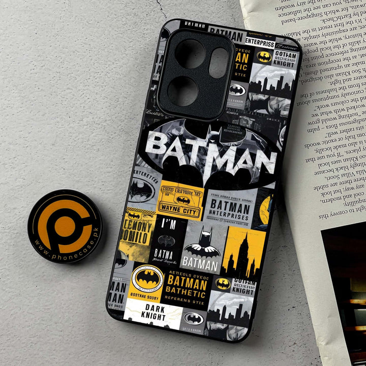 Oppo A5x - The Gotham Collage  - Premium Metal Printed Soft Bumper Shockproof Case