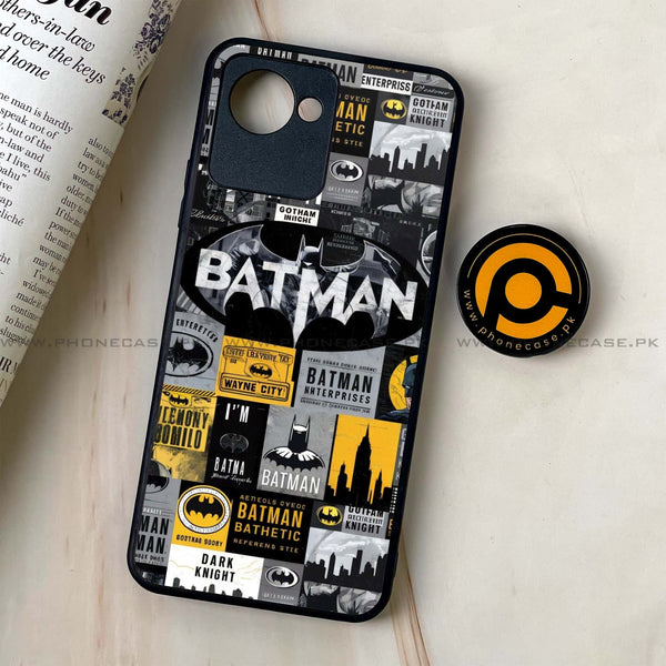 Realme C30 - The Gotham Collage - Premium Printed Glass soft Bumper Shock Proof Case