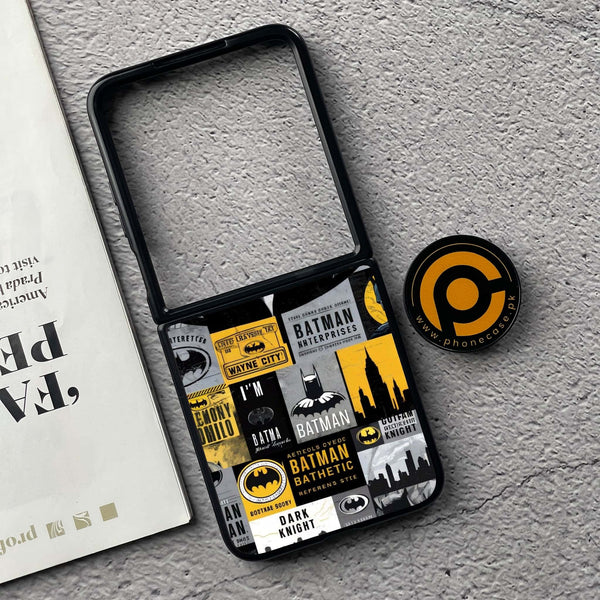 Xiaomi Mix Flip - The Gotham Collage - Premium Metal  Printed soft Bumper shock Proof Case
