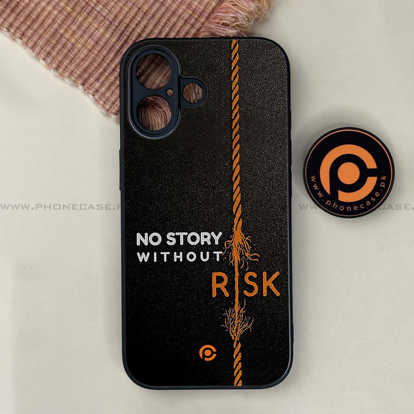 iPhone 17 - The Risk Taker - Premium Metal Printed soft Bumper shock Proof Case