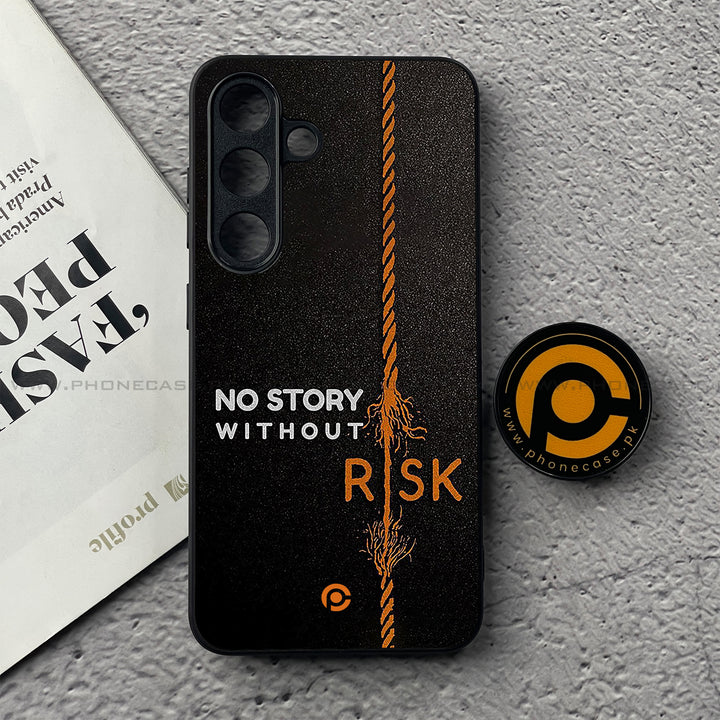 Samsung Galaxy S25 FE - The Risk Taker - Premium Metal Printed Soft Bumper Shock Proof Case
