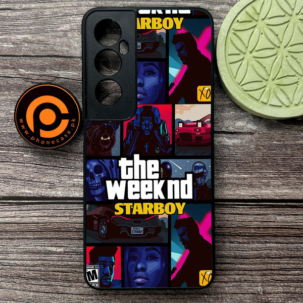 Realme C65  - The Weeknd Star Boy - Premium Metal Printed soft Bumper shock Proof Case