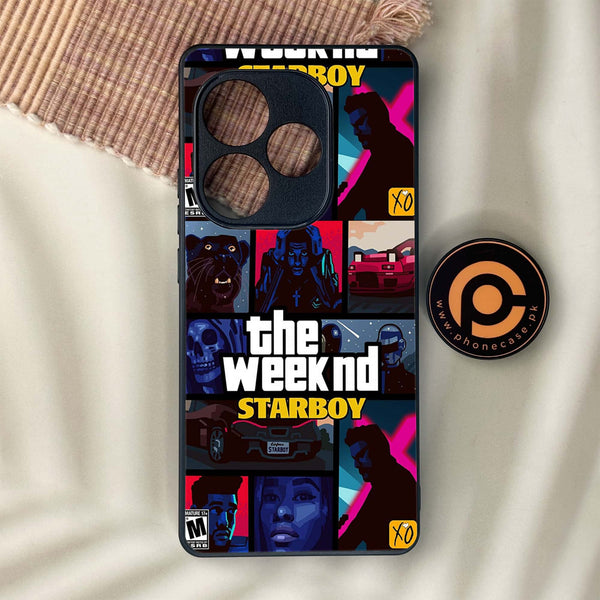 Realme GT 6 - The Weeknd Star Boy - Premium Metal Printed soft Bumper shock Proof Case