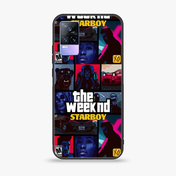 Vivo V21e - The Weeknd Star Boy - Premium Printed Glass soft Bumper Shock Proof Case