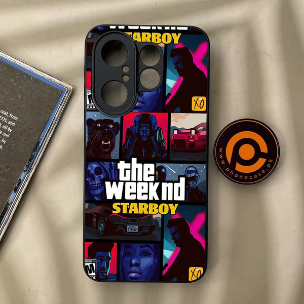 Vivo X200 FE - The Weeknd Star Boy - Premium Metal Printed soft Bumper Shock Proof Case