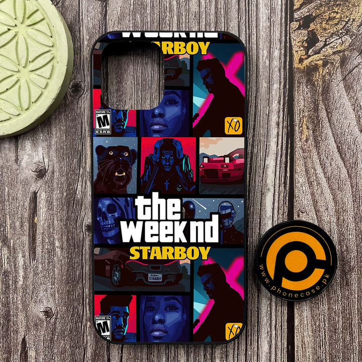 iPhone 12 - The Weeknd Star Boy - Premium Metal Printed soft Bumper shock Proof Case
