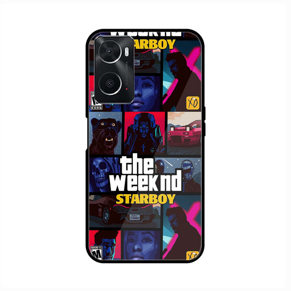 oppo A96 - The Weeknd Star Boy - Premium Printed Glass soft Bumper Shock Proof Case