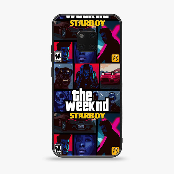 Huawei Mate 20 Pro - The Weeknd Star Boy - Premium Printed Glass soft Bumper Shock Proof Case CS-20959